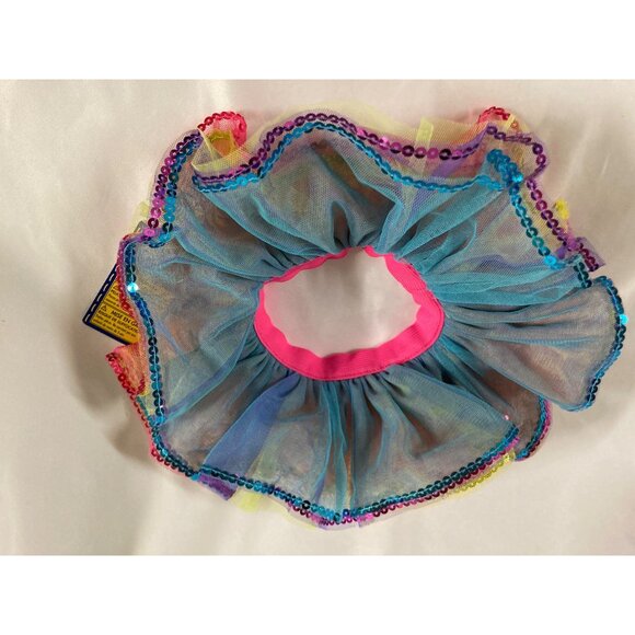 Build a Bear Pastel Rainbow  Reversible Sequin Tutu and Pink Shirt Outfit Set - Picture 4 of 7